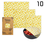 Couvercles pour contenant en cire d'abeille "bee wrap" - Vignette | L&#39;effet Papillon