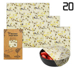Couvercles pour contenant en cire d'abeille "bee wrap" - Vignette | L&#39;effet Papillon