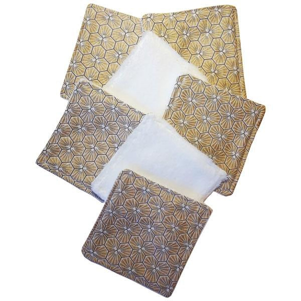 lingettes en coton lavables